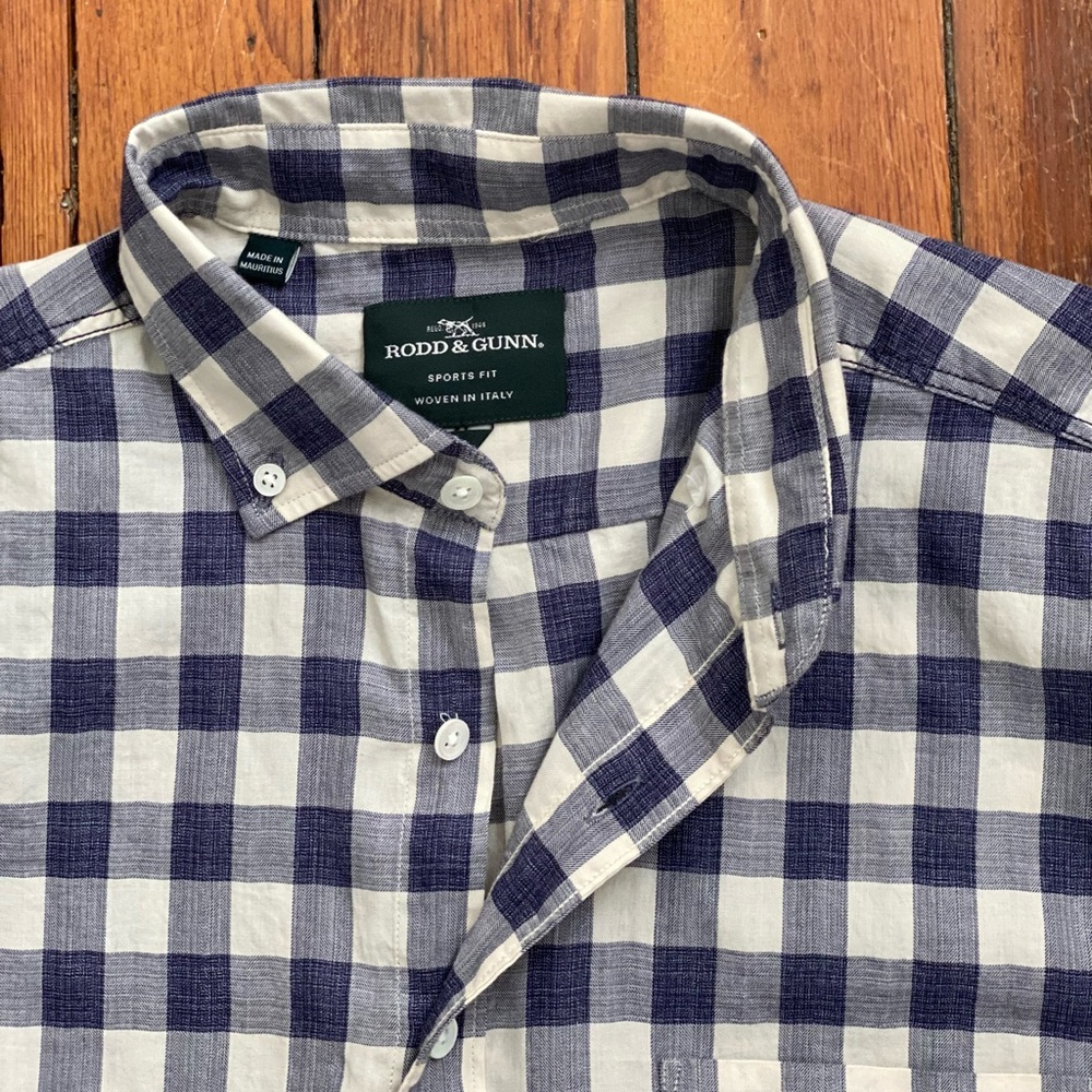 Rodd & Gunn Mens Barryville Sports Fit Shirt szM - Picture 3 of 7